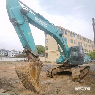 云南-曲靖市二手神钢SK350-8挖掘机实拍照片