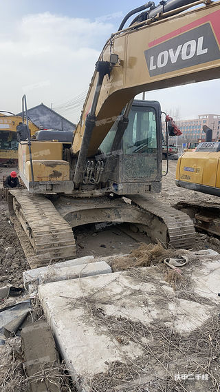 山东-潍坊市二手雷沃重工FR220E2挖掘机实拍照片