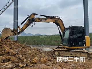 柳州卡特彼勒307E液压挖掘机实拍图片