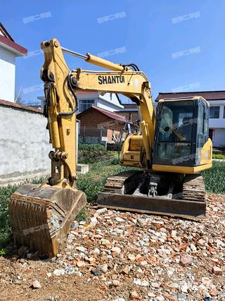 陕西-汉中市二手山推挖掘机SE60-9W挖掘机实拍照片