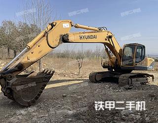 郑州现代R275LC-9T挖掘机实拍图片