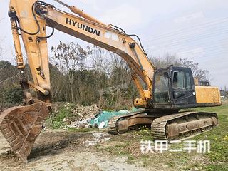 郑州现代R335LC-7挖掘机实拍图片