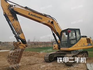 济南柳工CLG920E挖掘机实拍图片