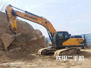 河南-郑州市二手现代R350LVS挖掘机实拍照片