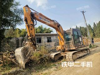 重庆现代R150LC-7挖掘机实拍图片