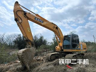 湖南-益阳市二手加藤HD820-R5挖掘机实拍照片