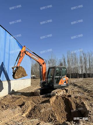 河北-邢台市二手斗山DX60E-9C挖掘机实拍照片