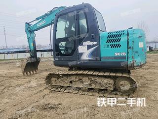 青岛神钢SK75-8挖掘机实拍图片