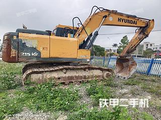 广东-茂名市二手现代R215VS挖掘机实拍照片