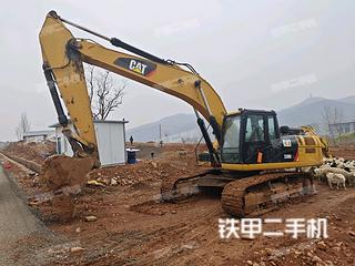 郑州卡特彼勒330D2L液压挖掘机实拍图片