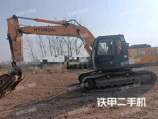 上海现代R215-7C挖掘机实拍图片
