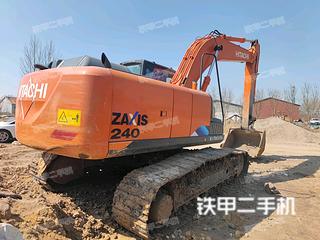 青岛日立ZX210LC-5A挖掘机实拍图片