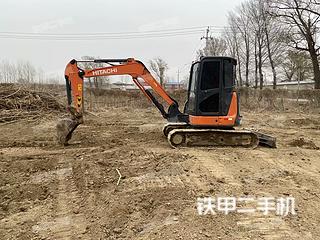 青岛日立ZX55USR-5A挖掘机实拍图片
