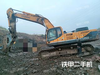 荆州现代R485LC-9T挖掘机实拍图片