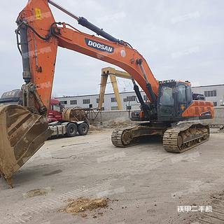 山东-烟台市二手斗山DX420LC-9C挖掘机实拍照片