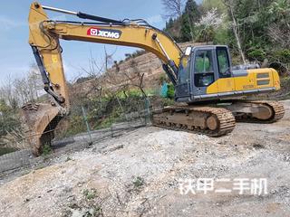 贵州-六盘水市二手徐工XE270DK挖掘机实拍照片