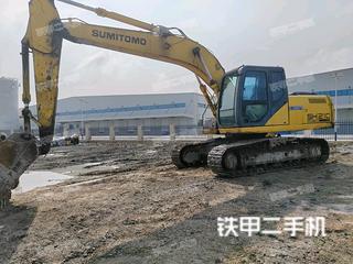 郑州住友SH210-5挖掘机实拍图片