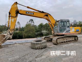 贺州加藤HD820R挖掘机实拍图片