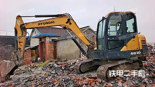 江苏-南通市二手现代R 60VS挖掘机实拍照片