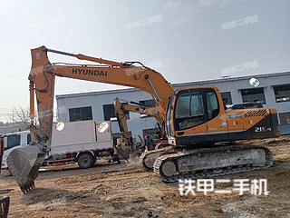 荆州现代R215-9挖掘机实拍图片
