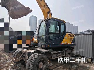 重庆现代R150WVS挖掘机实拍图片