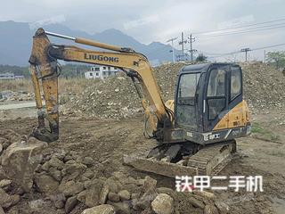 沧州柳工CLG906D挖掘机实拍图片