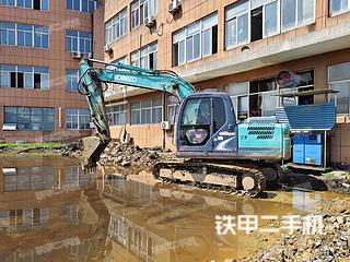 浙江-嘉兴市二手神钢SK130-8挖掘机实拍照片