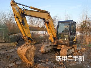 青岛现代R60-7挖掘机实拍图片