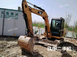河南-许昌市二手卡特彼勒306E液压挖掘机实拍照片