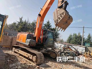 山东-潍坊市二手日立ZX210LC-3挖掘机实拍照片