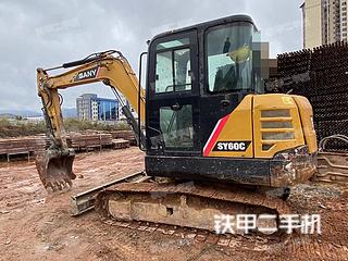 梅州三一重工SY55C挖掘机实拍图片
