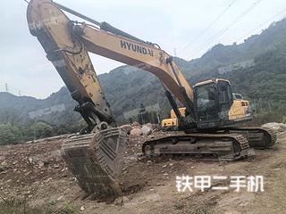 武汉现代R350LVS挖掘机实拍图片