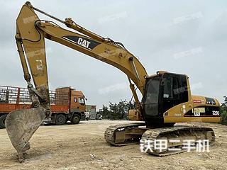茂名卡特彼勒320C挖掘机实拍图片