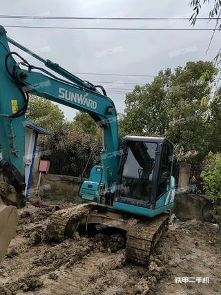 安徽-六安市二手山河智能SWE80E9挖掘机实拍照片