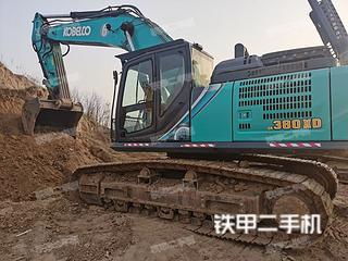 河南-开封市二手神钢SK380XD-10挖掘机实拍照片