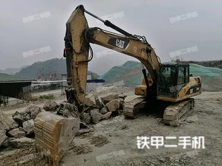 惠州卡特彼勒320D液压挖掘机实拍图片