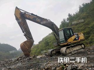 重庆卡特彼勒320D液压挖掘机实拍图片