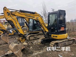 丽江柳工CLG9035E挖掘机实拍图片