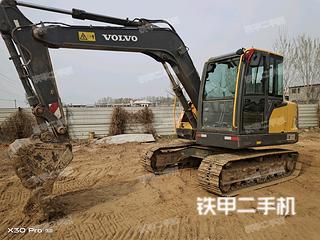 北京沃尔沃EC80D挖掘机实拍图片