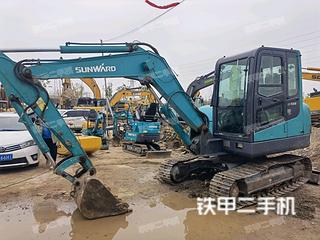 河南-郑州市二手山河智能SWE60E挖掘机实拍照片