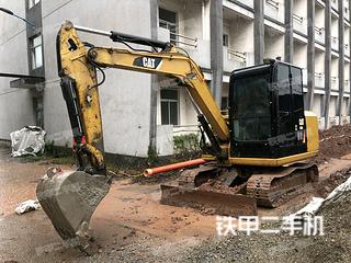 徐州卡特彼勒306E2小型液压挖掘机实拍图片