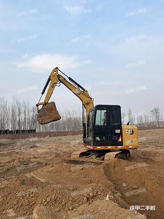 河北-邢台市二手卡特彼勒306E液压挖掘机实拍照片