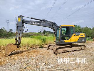 四川-绵阳市二手沃尔沃EC120D挖掘机实拍照片