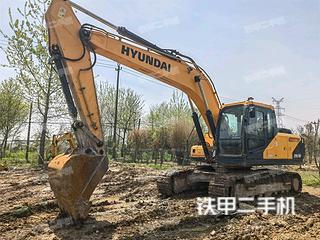 南京现代R215VS挖掘机实拍图片