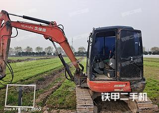 南京久保田KX-165挖掘机实拍图片