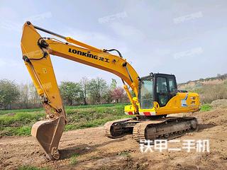 上海龙工LG6225E挖掘机实拍图片