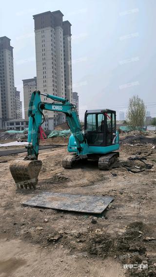 河北-邢台市二手神钢SK60-8挖掘机实拍照片