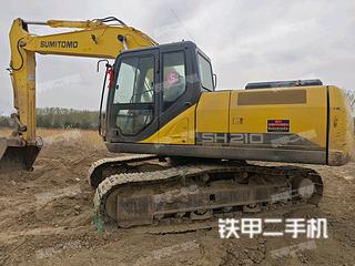 哈尔滨住友SH210-5挖掘机实拍图片