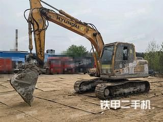 南京现代R150LC-9挖掘机实拍图片