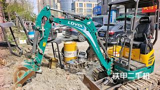 江苏-南通市二手雷沃重工FR18F-u国四挖掘机实拍照片
